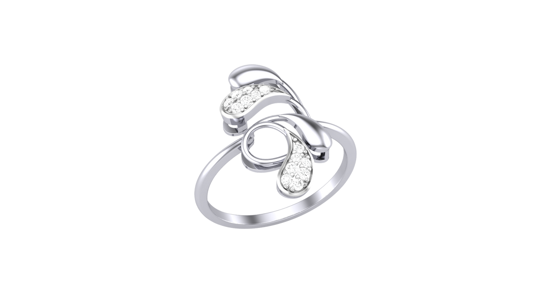 Diamond By Tilesh Paisley Elegance Diamond Ring