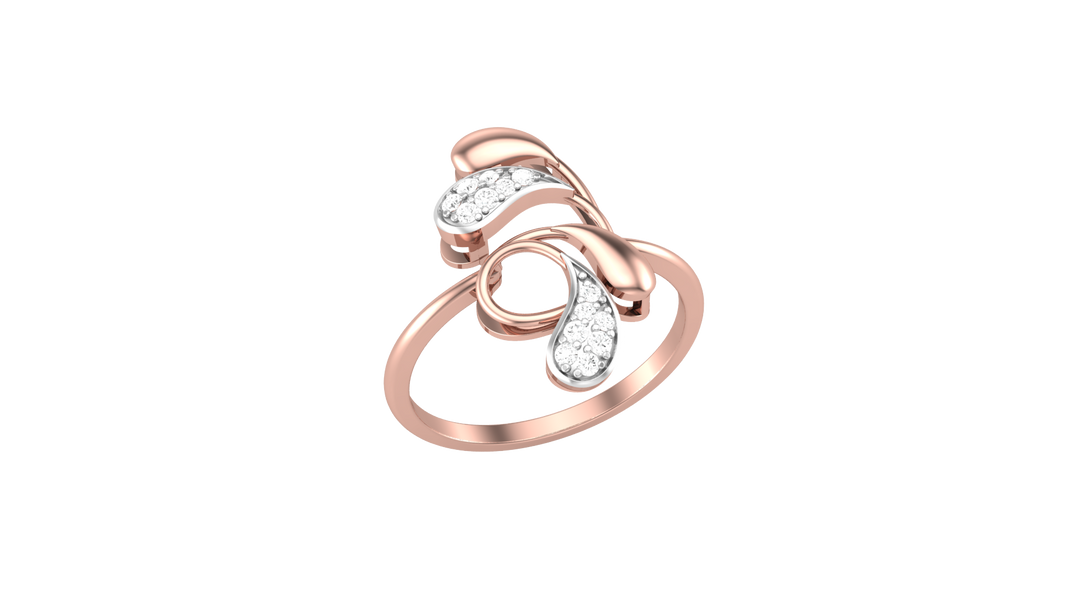 Diamond By Tilesh Paisley Elegance Diamond Ring