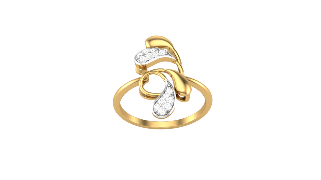 Diamond By Tilesh Paisley Elegance Diamond Ring