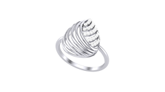 Diamond By Tilesh Bold Leaf Statement Ring