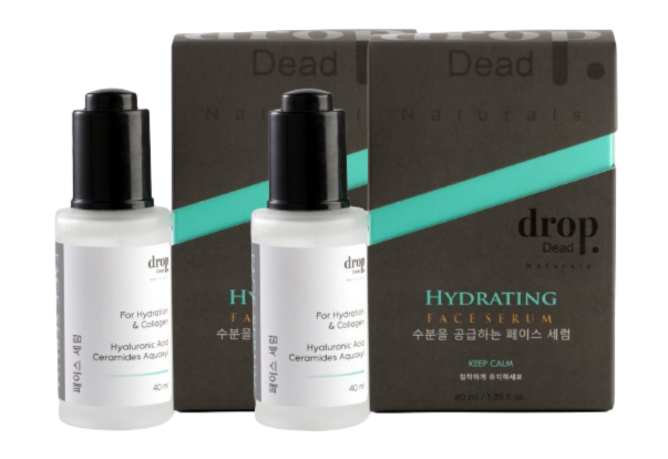 DropDead Naturals Hydrating Face Serum | Pack of 2 | 80 g
