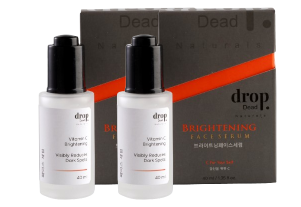 DropDead Naturals Brightening Face Serum | Pack of 2 | 40 ml Each