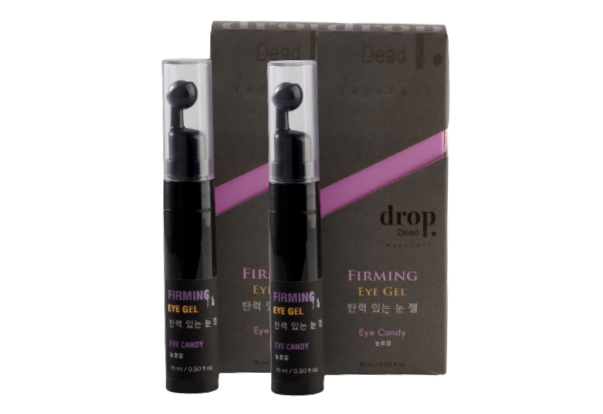 DropDead Naturals Firming Eye Gel | Under-Eye Care | Pack of 2, 15 g