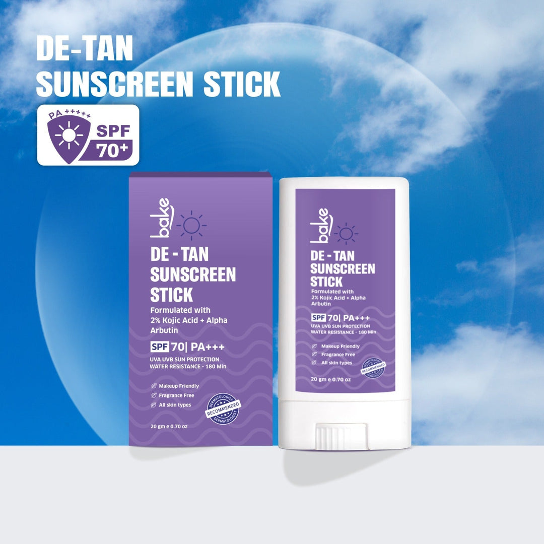 De - Tan Sunscreen Stick with 2% Kojic Acid + Alpha Arbutin - Suspire