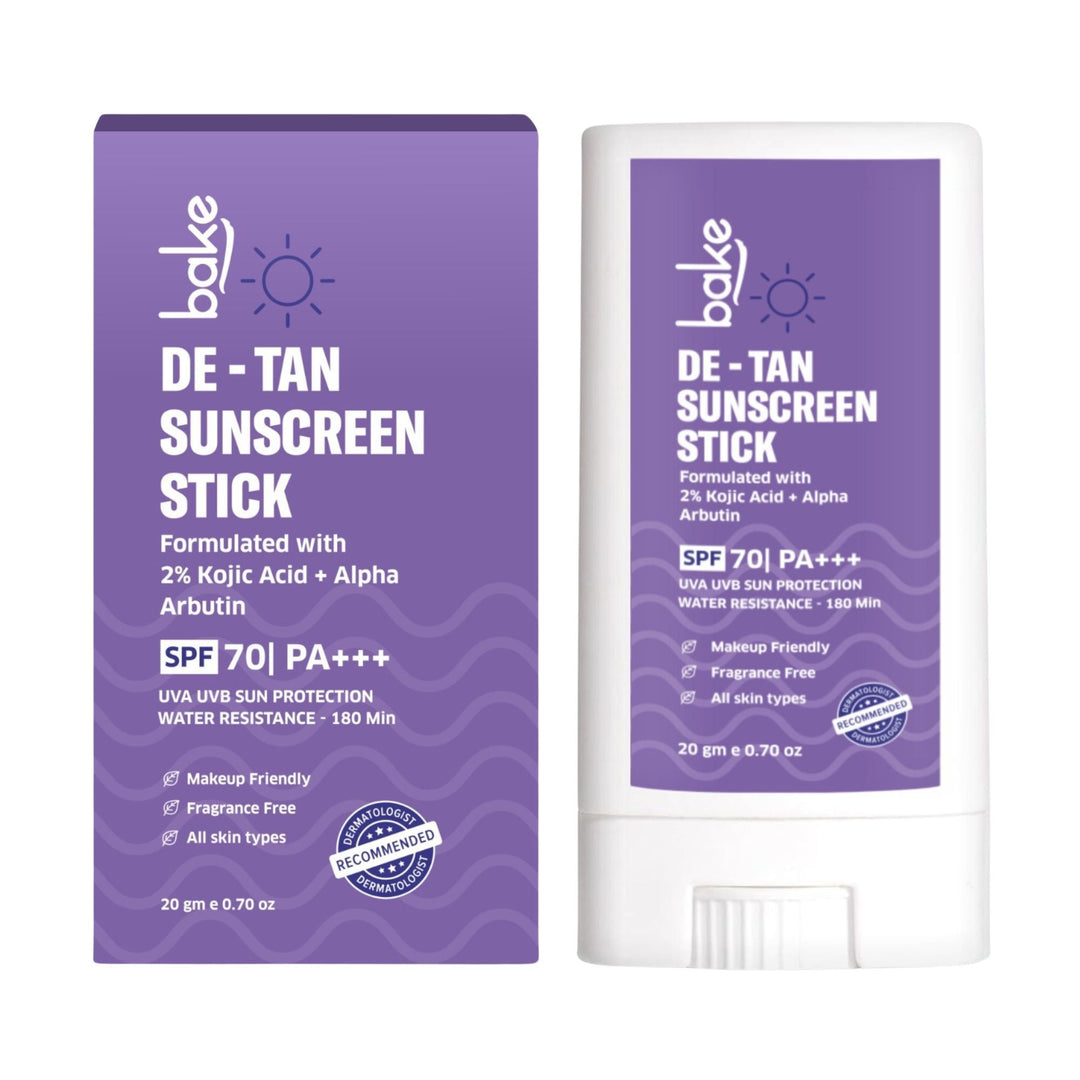 De - Tan Sunscreen Stick with 2% Kojic Acid + Alpha Arbutin - Suspire