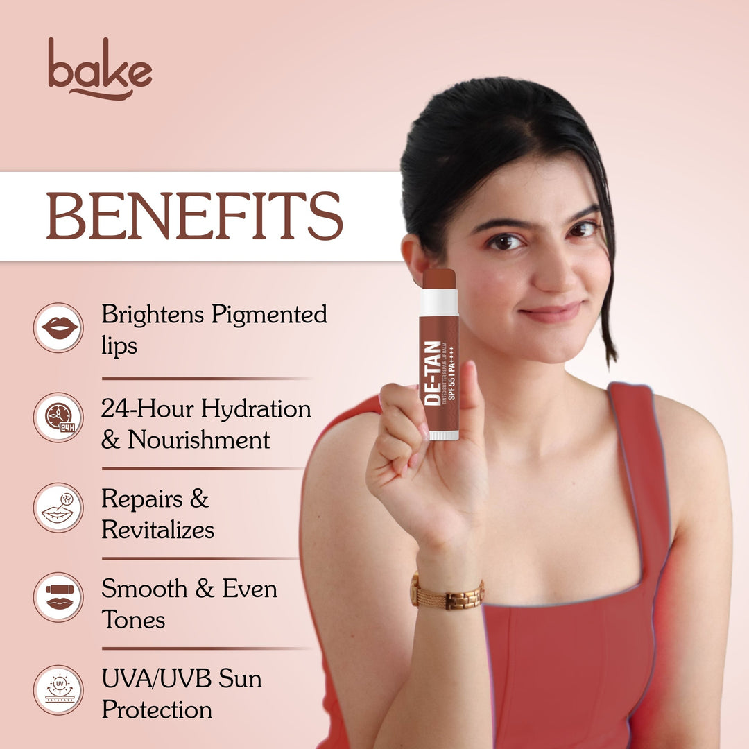 De - Tan Tinted Butter Lip Balm SPF 55PA++++ - Suspire