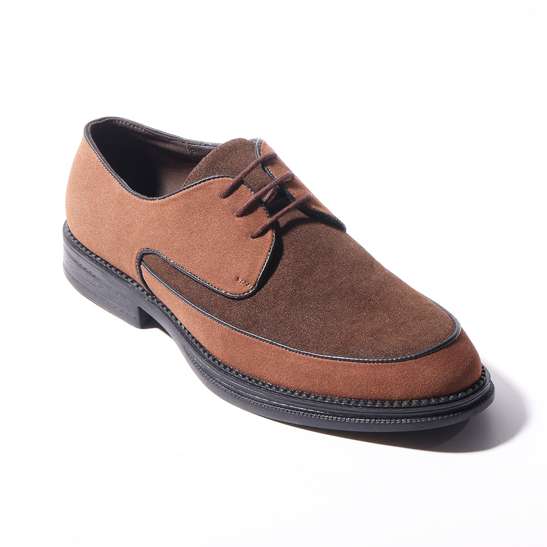 Monkstory Atelier 1860 Dual Tone Derby Lace-Ups – Brown & Tan