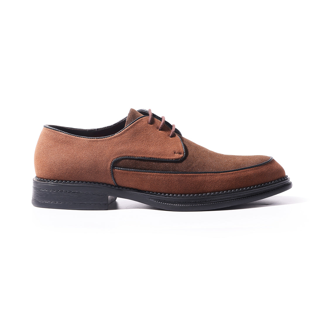 Monkstory Atelier 1860 Dual Tone Derby Lace-Ups – Brown & Tan