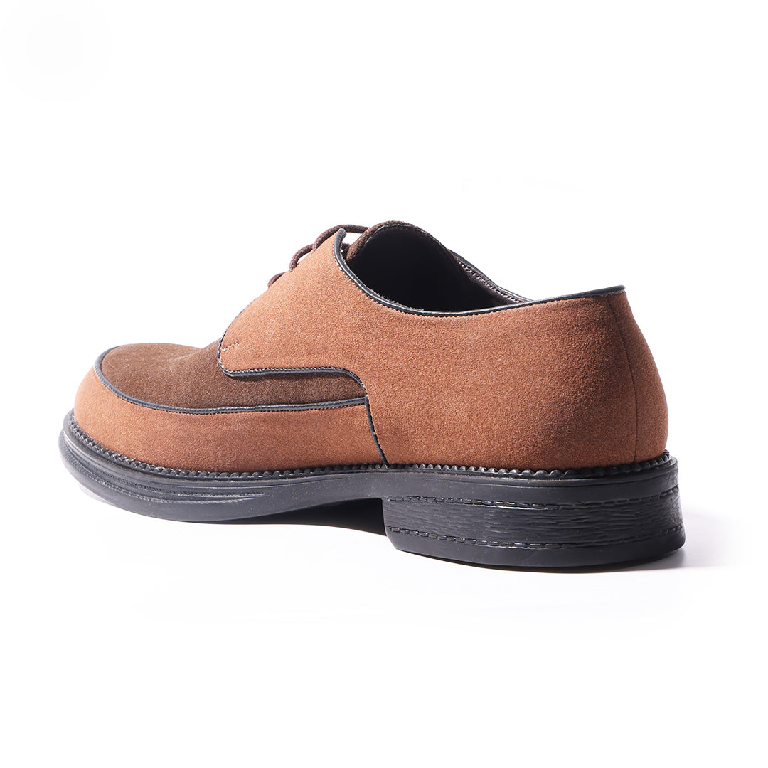 Monkstory Atelier 1860 Dual Tone Derby Lace-Ups – Brown & Tan