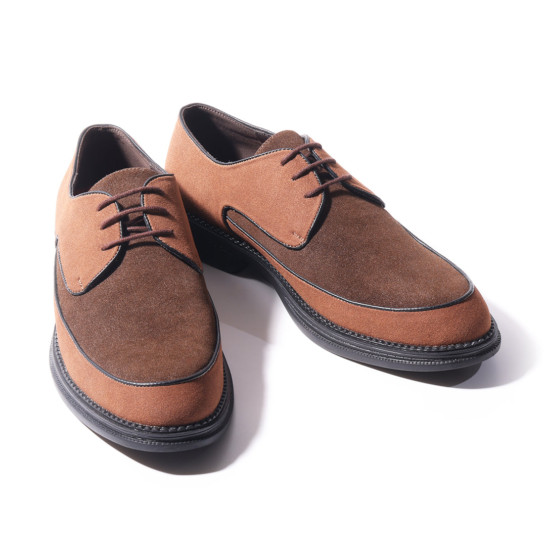 Monkstory Atelier 1860 Dual Tone Derby Lace-Ups – Brown & Tan