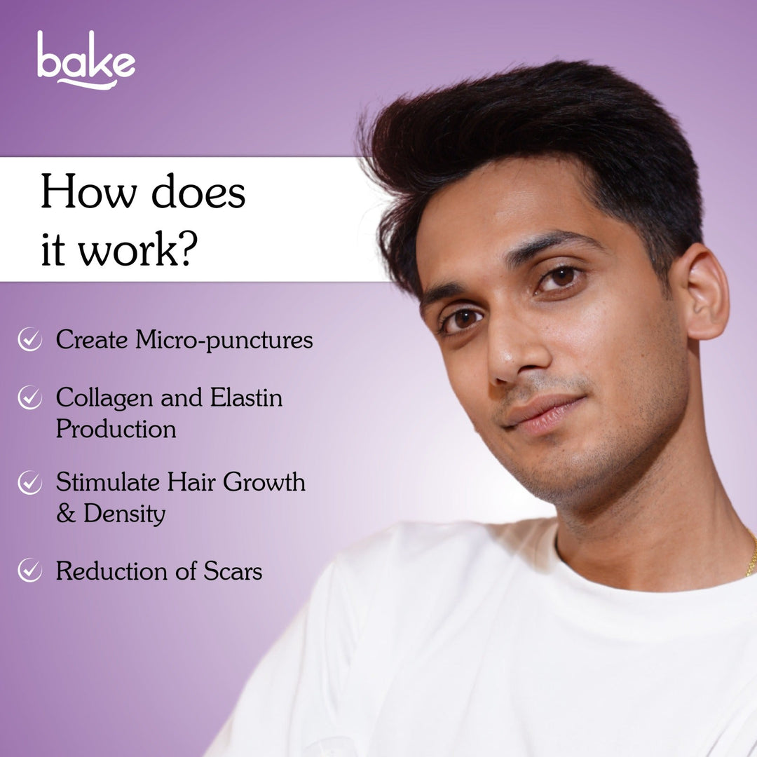 Derma Stamp with Stainless Steel Adjustable Needles 0.25mm to 3mm - Suspire