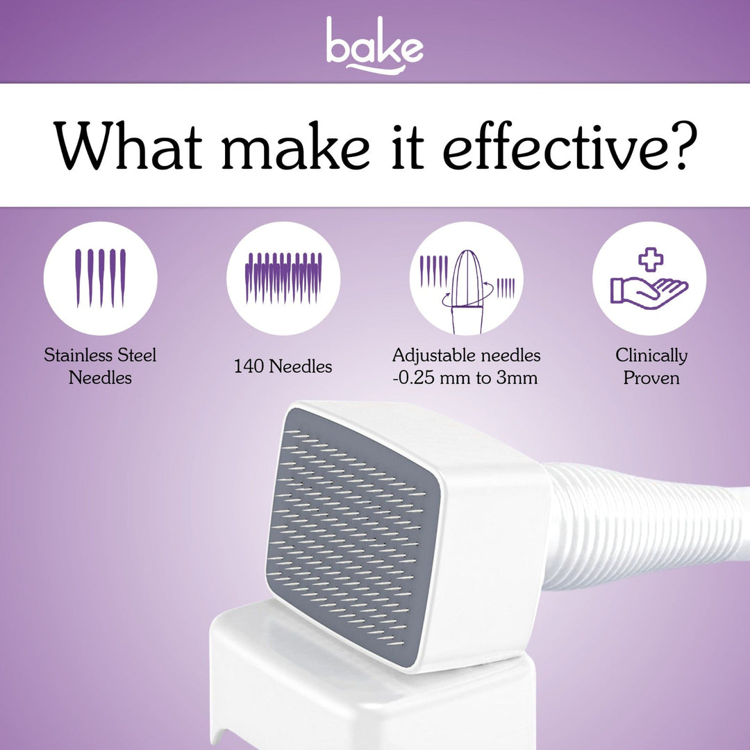 Derma Stamp with Stainless Steel Adjustable Needles 0.25mm to 3mm - Suspire