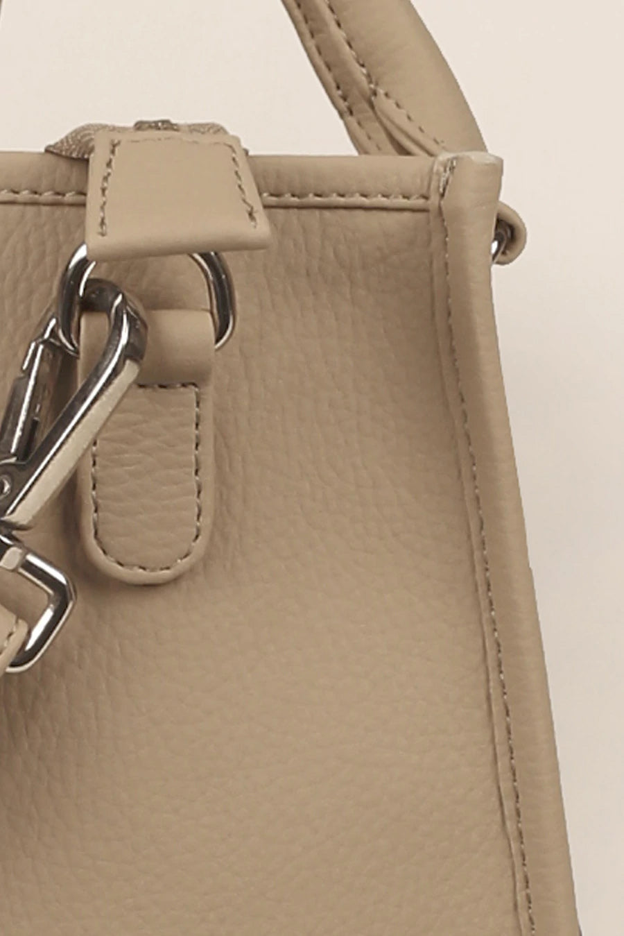 The House Of Ganges Charlotte Box Vegan Leather Tote Bag