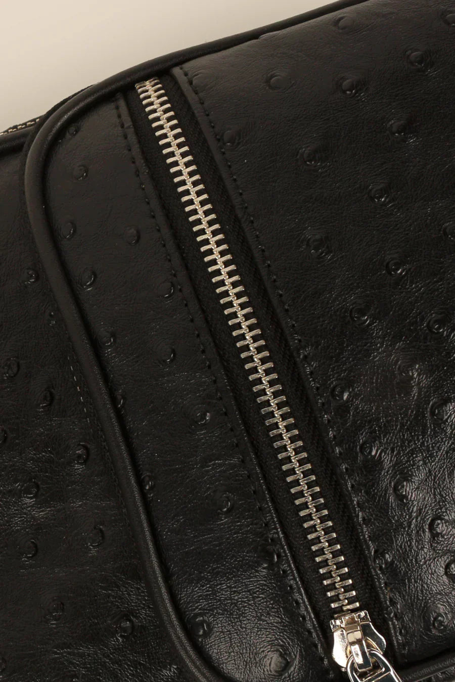 The House Of Ganges Men Letter Patch Vegan Leather Crossbody