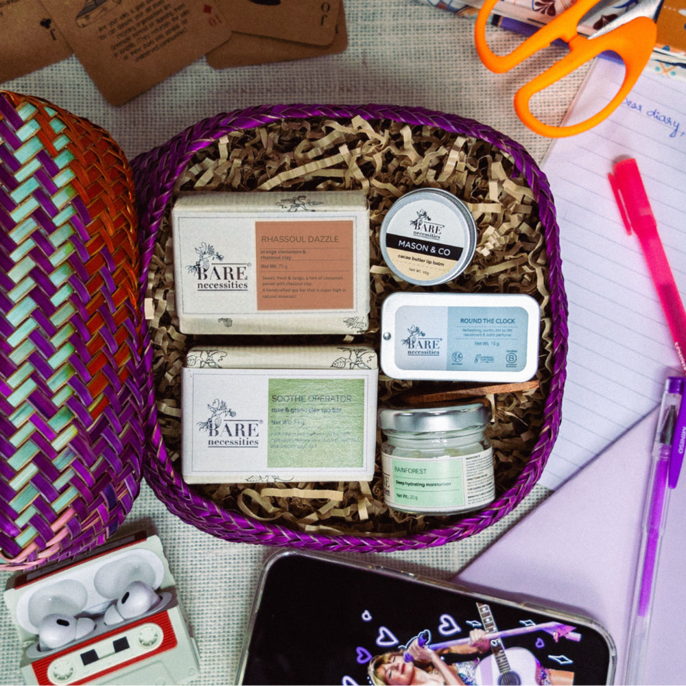 Bare Necessities Back to College Skincare Set | Natural Sustainable Skincare for Teens