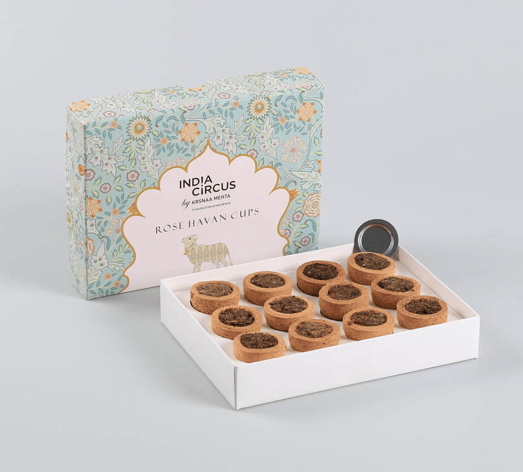 Rosea Sambrani Havan Cups Set of 10 Cups