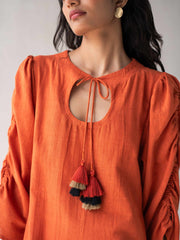 Dhwani Choksi Aline Dress with Puffed Sleeves