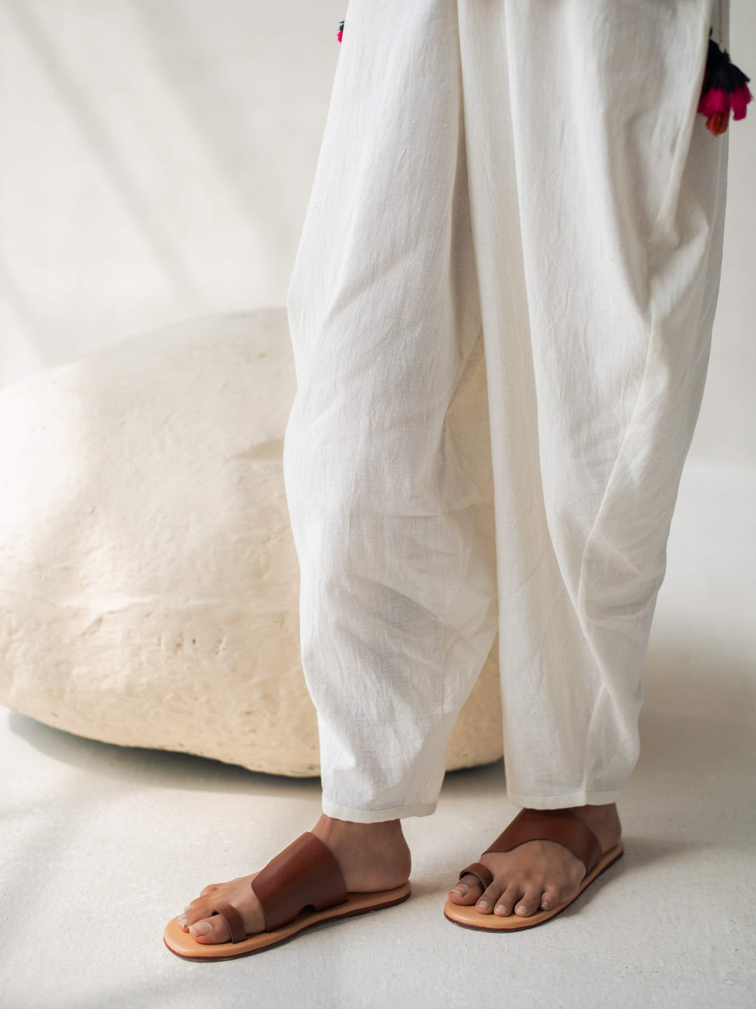 Dhwani Choksi Dhoti Pants - Off White - Suspire