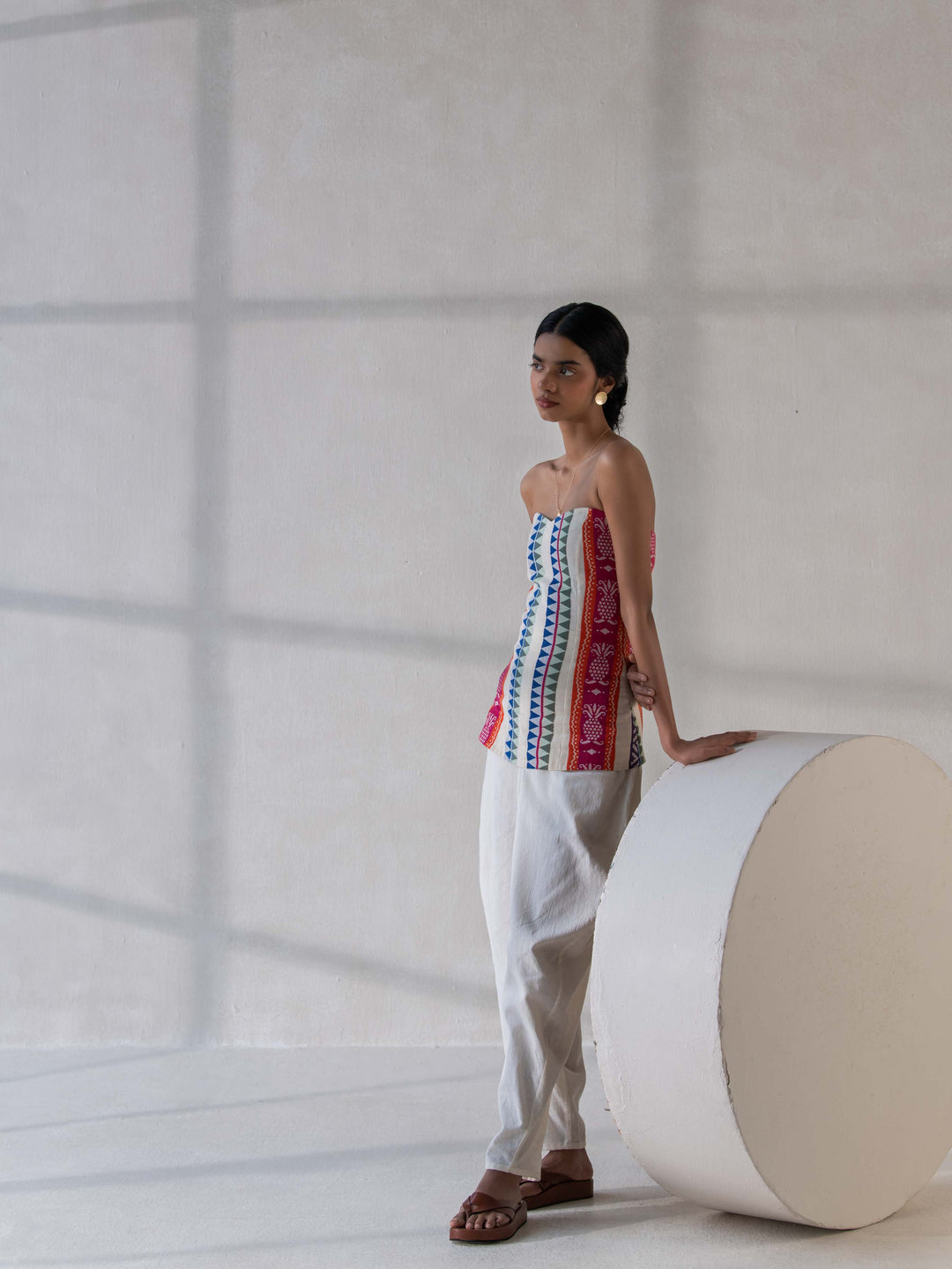 Dhwani Choksi Dhoti Pants - Off White - Suspire