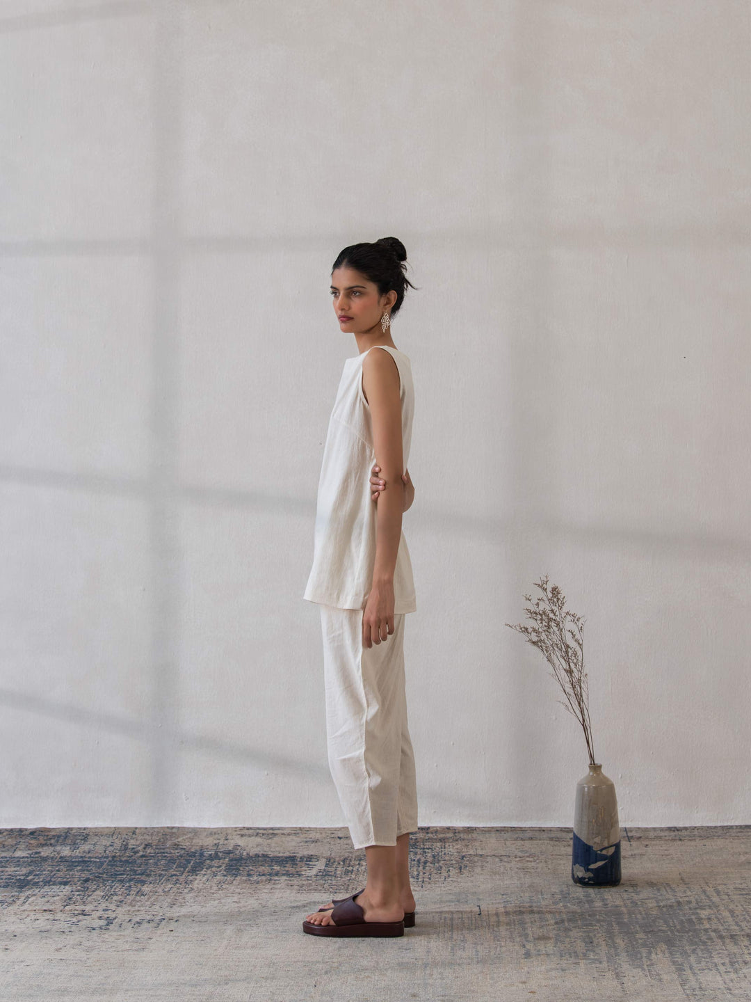 Dhwani Choksi Dhoti Pants - Off White - Suspire