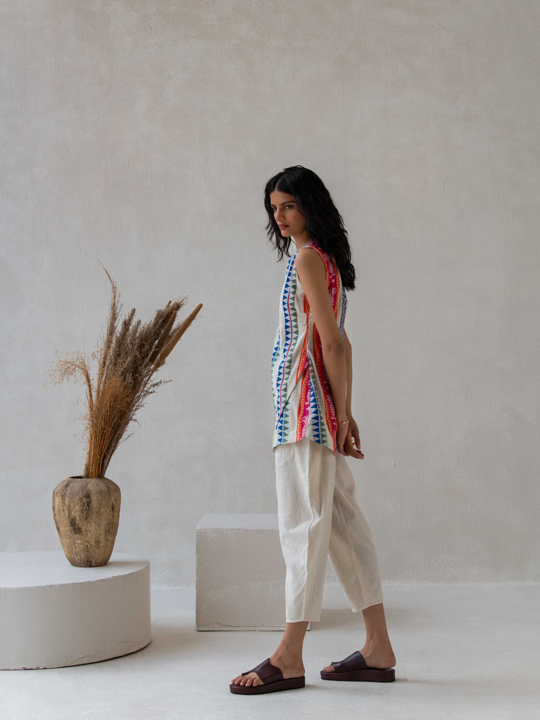 Dhwani Choksi Dhoti Pants - Off White - Suspire