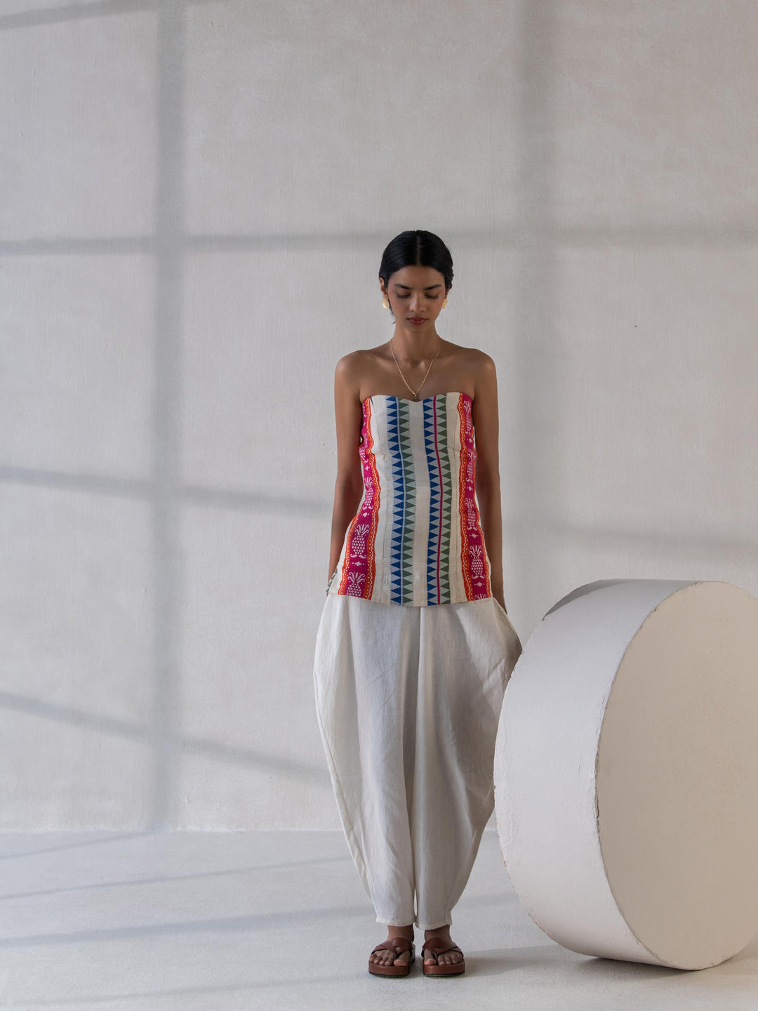 Dhwani Choksi Dhoti Pants - Off White - Suspire