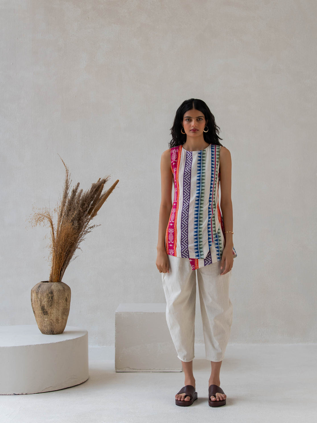 Dhwani Choksi Dhoti Pants - Off White - Suspire