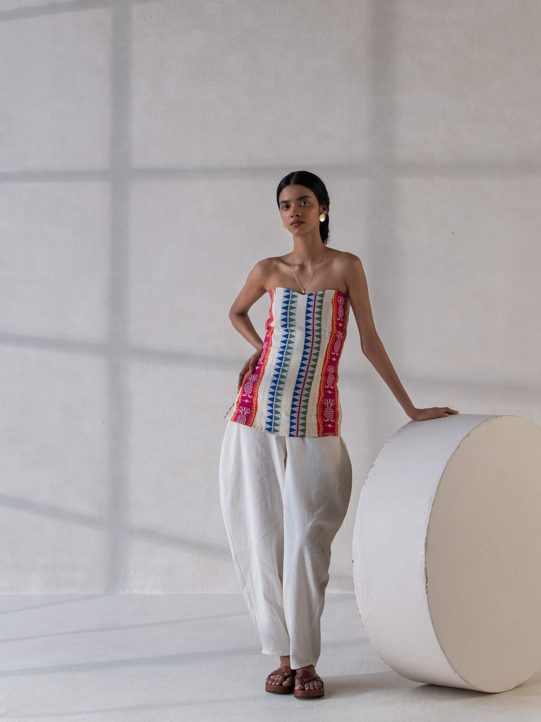 Dhwani Choksi Dhoti Pants - Off White - Suspire