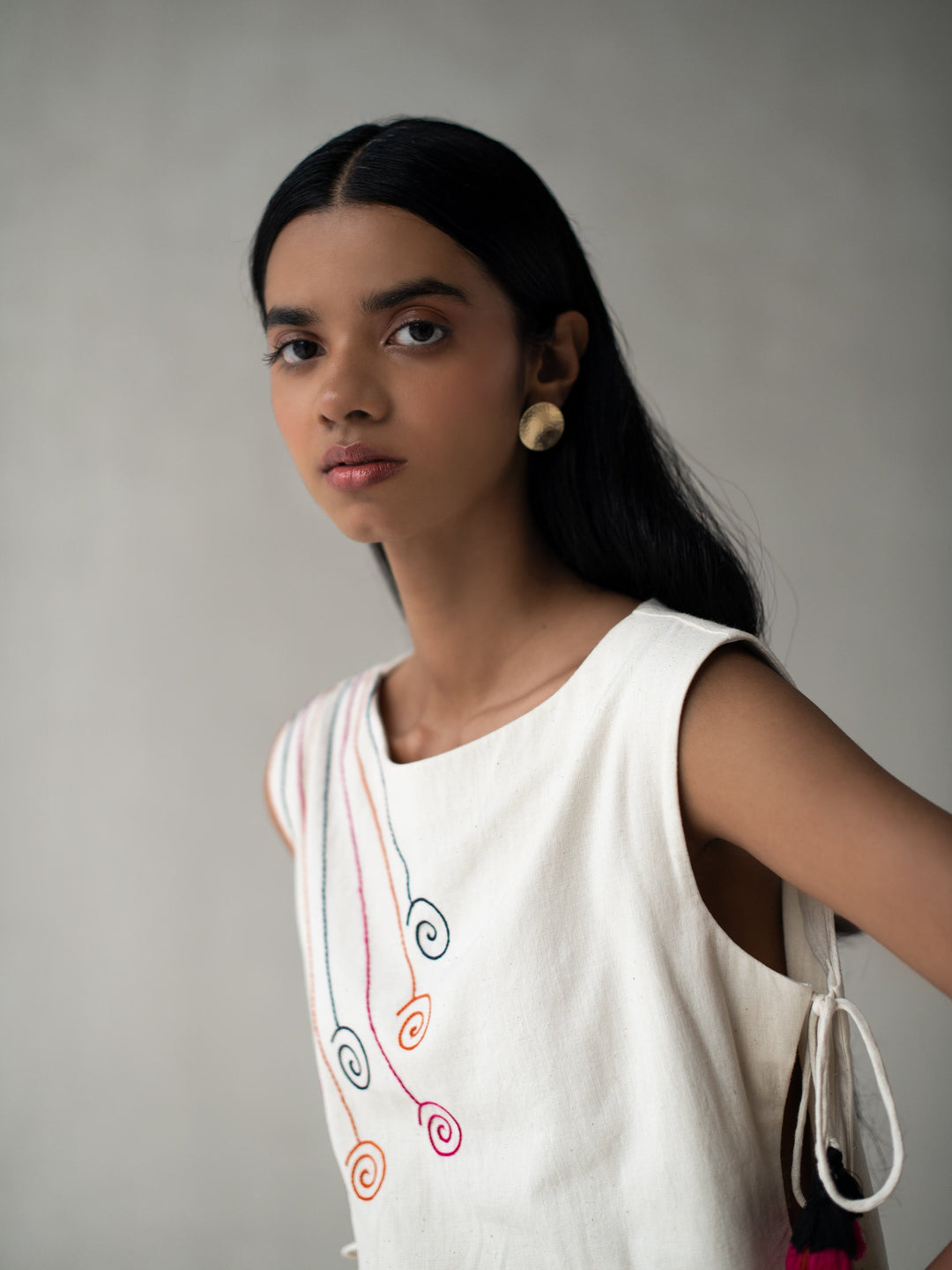 Dhwani Choksi Drawstring Layer Top - Suspire