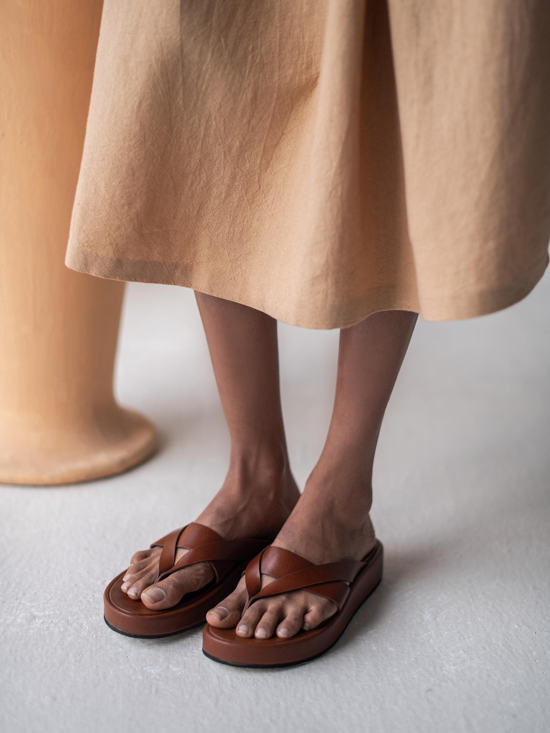 Dhwani Choksi Flared Gathered Dress - Suspire