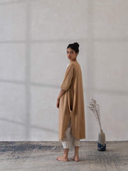 Dhwani Choksi Front Open Cowl Jacket