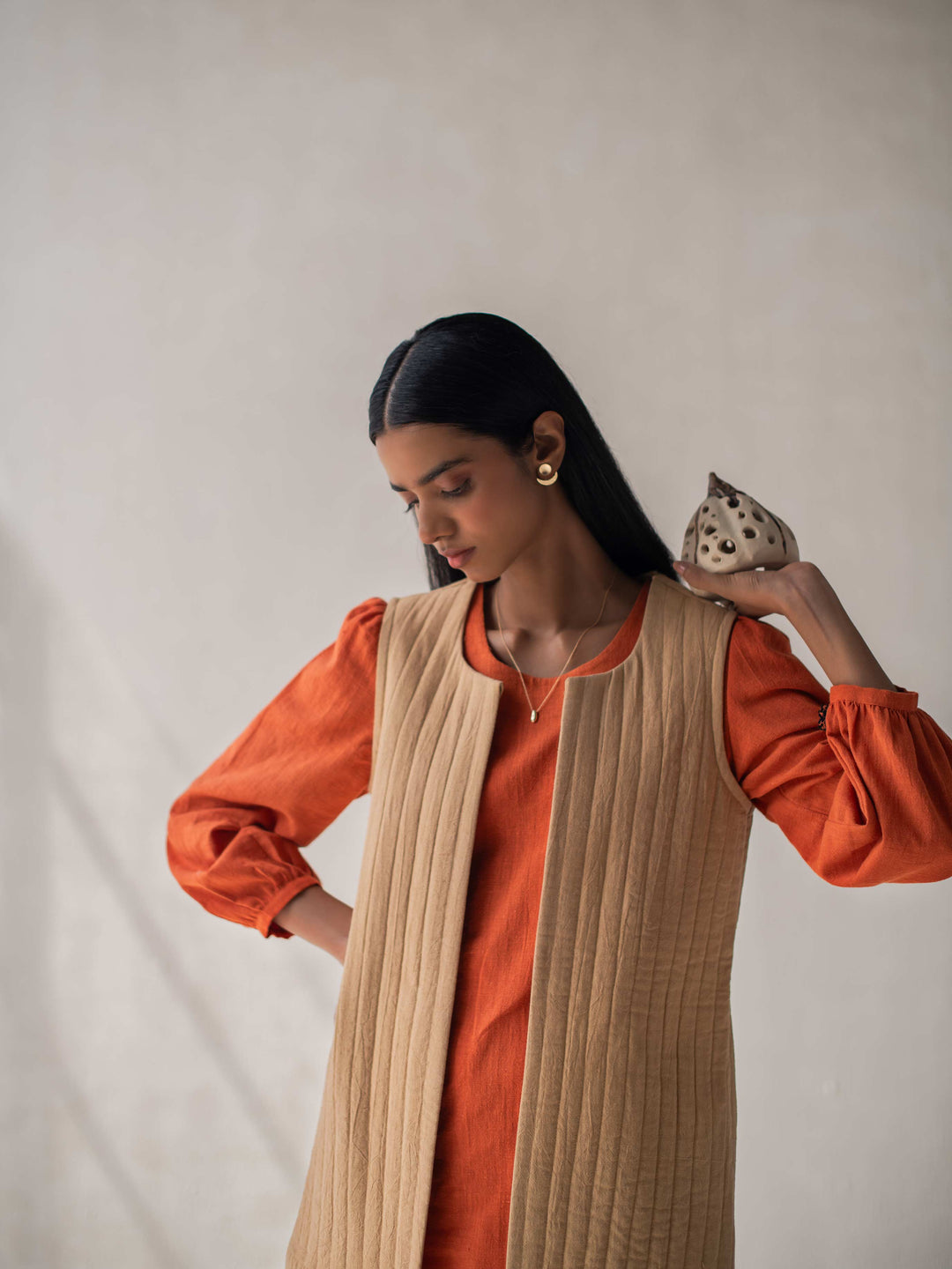 Dhwani Choksi Front Open Quilted Jacket - Suspire