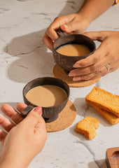 Diakon Coir Coconut Cups (Set of 2) Hand-Crafted, Organic and Sustainable