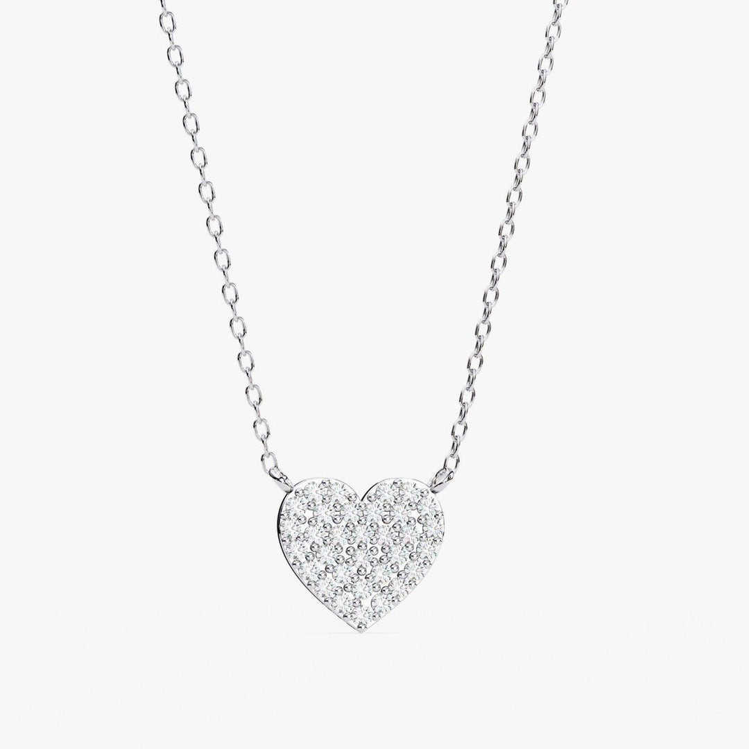Diamond By Tilesh Amour Pavé Heart Pendant – Sparkle Woven in Love - Suspire