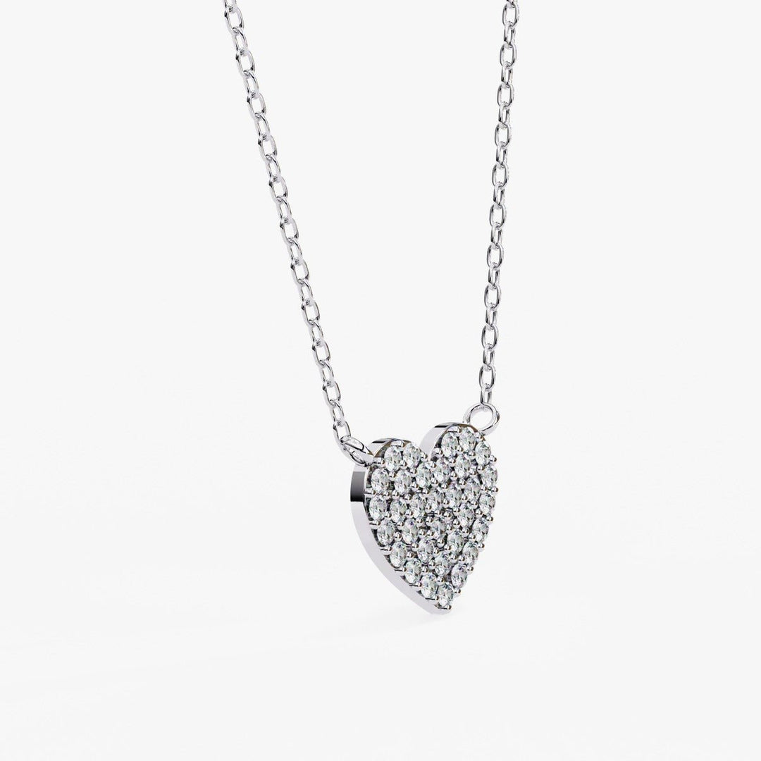 Diamond By Tilesh Amour Pavé Heart Pendant – Sparkle Woven in Love - Suspire