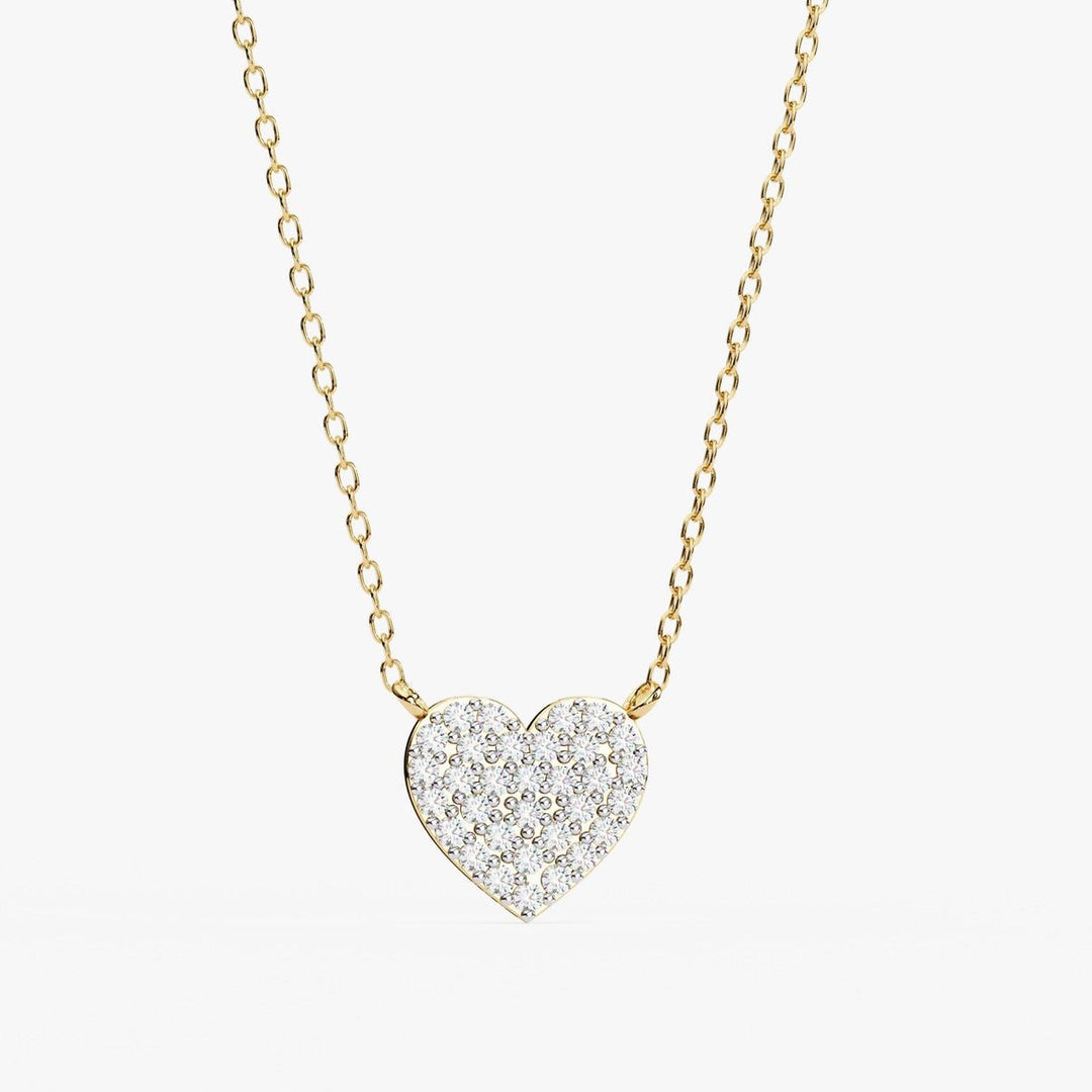 Diamond By Tilesh Amour Pavé Heart Pendant – Sparkle Woven in Love - Suspire