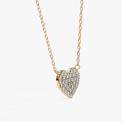Diamond By Tilesh Amour Pavé Heart Pendant – Sparkle Woven in Love