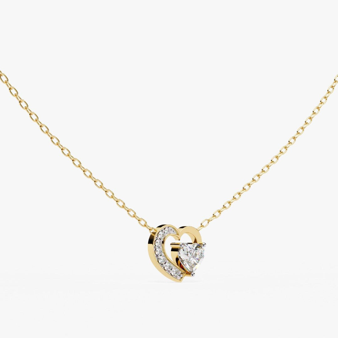 Diamond By Tilesh Amour Spark Pendant – A Heart’s Silent Sparkle - Suspire