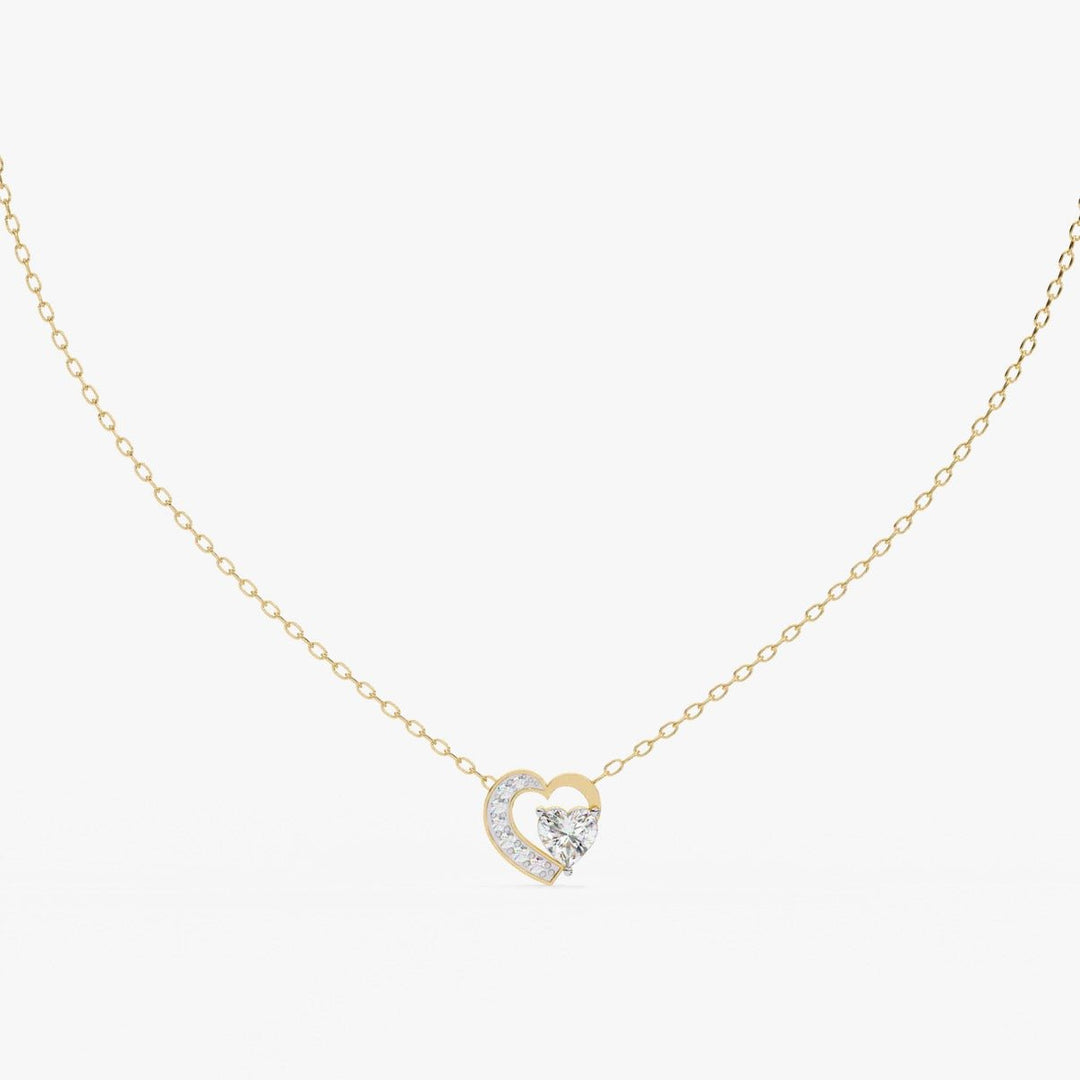 Diamond By Tilesh Amour Spark Pendant – A Heart’s Silent Sparkle - Suspire