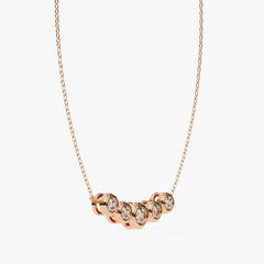 Diamond By Tilesh Aurora Beam Necklace – A Curve of Light