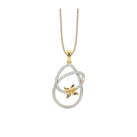 Diamond By Tilesh Butterfly Whimsy Pendant – Dance of Light & Grace