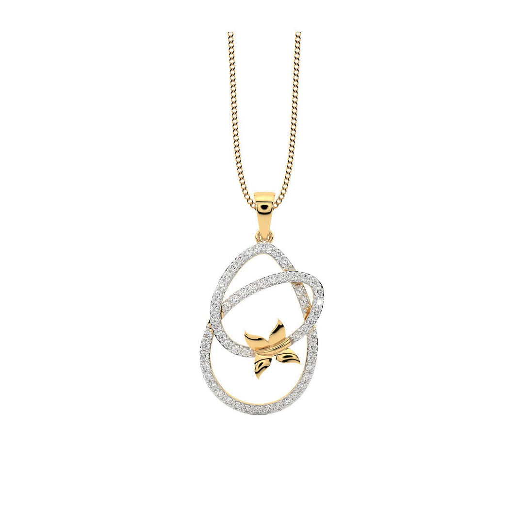 Diamond By Tilesh Butterfly Whimsy Pendant – Dance of Light & Grace - Suspire