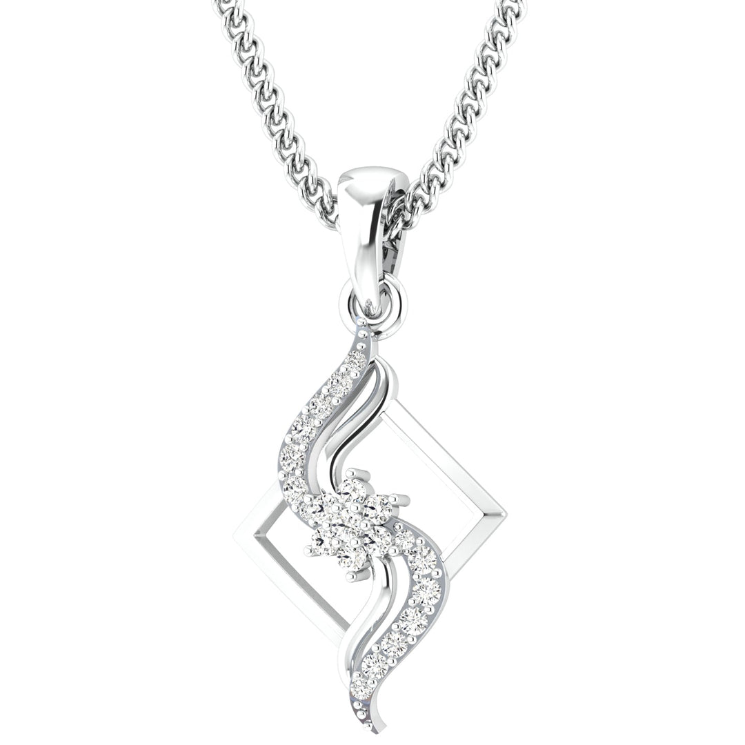Diamond By Tilesh Celeste Bloom Pendant – Where Geometry Dances with Grace - Suspire