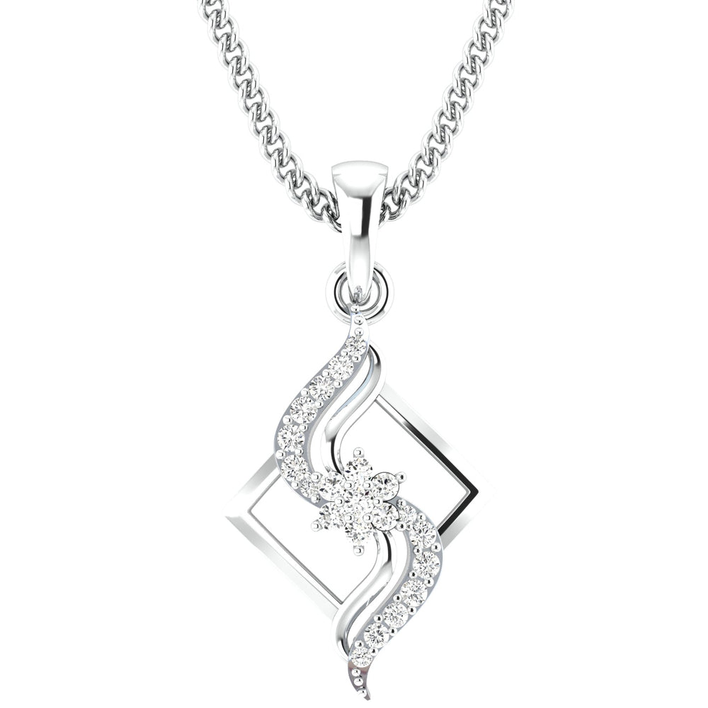 Diamond By Tilesh Celeste Bloom Pendant – Where Geometry Dances with Grace