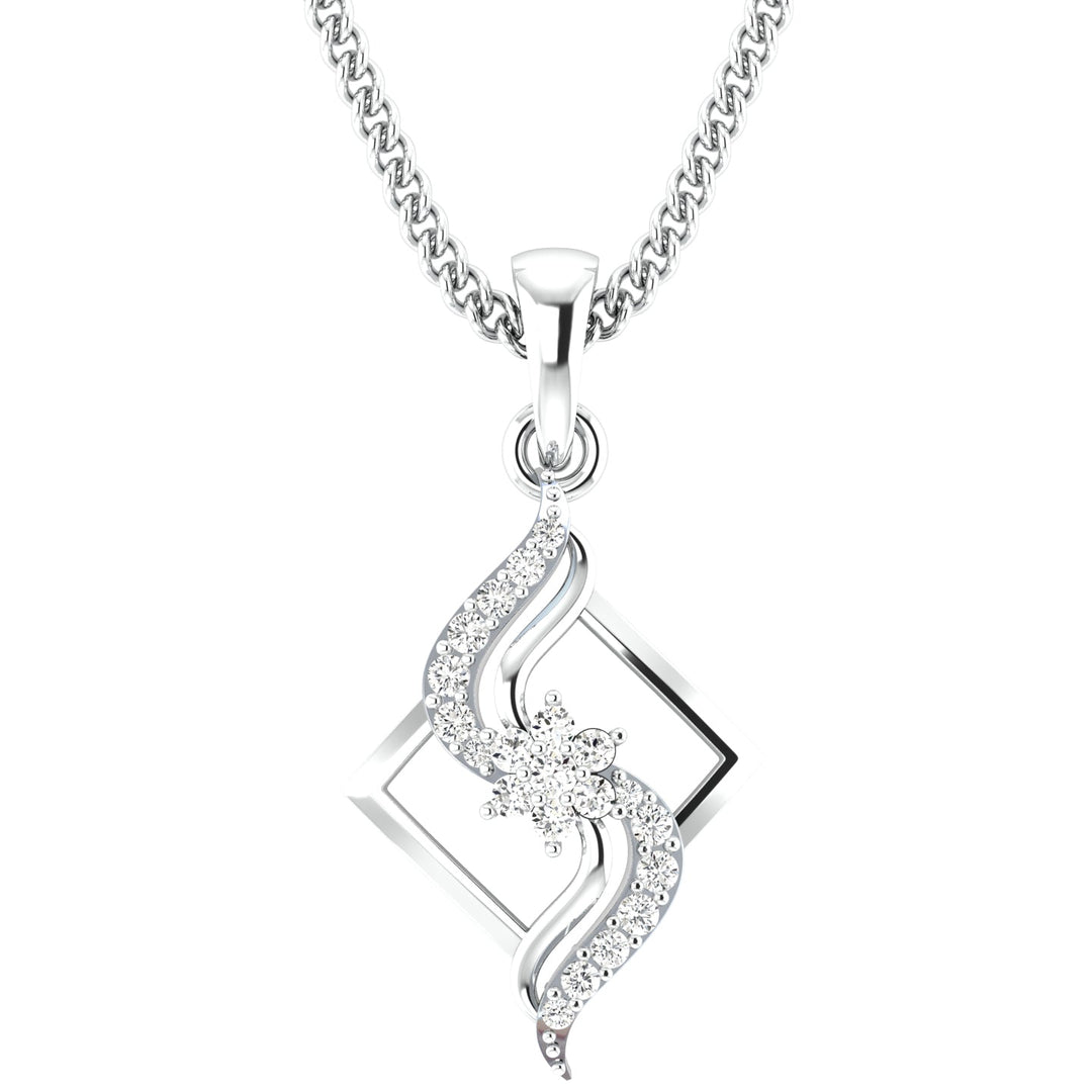 Diamond By Tilesh Celeste Bloom Pendant – Where Geometry Dances with Grace - Suspire