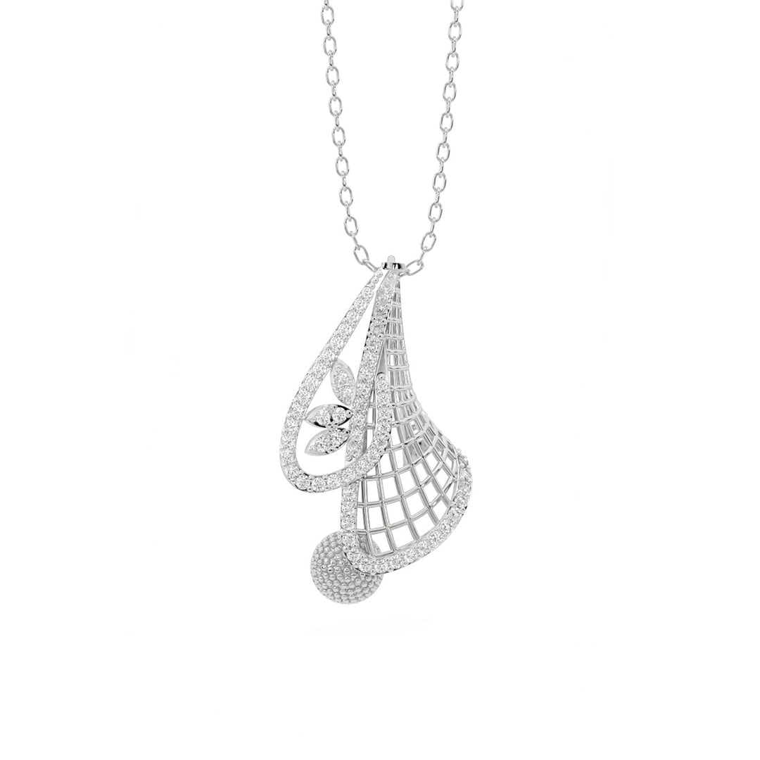 Diamond By Tilesh Celestia Filigree Pendant – Where Artistry Meets Brilliance - Suspire