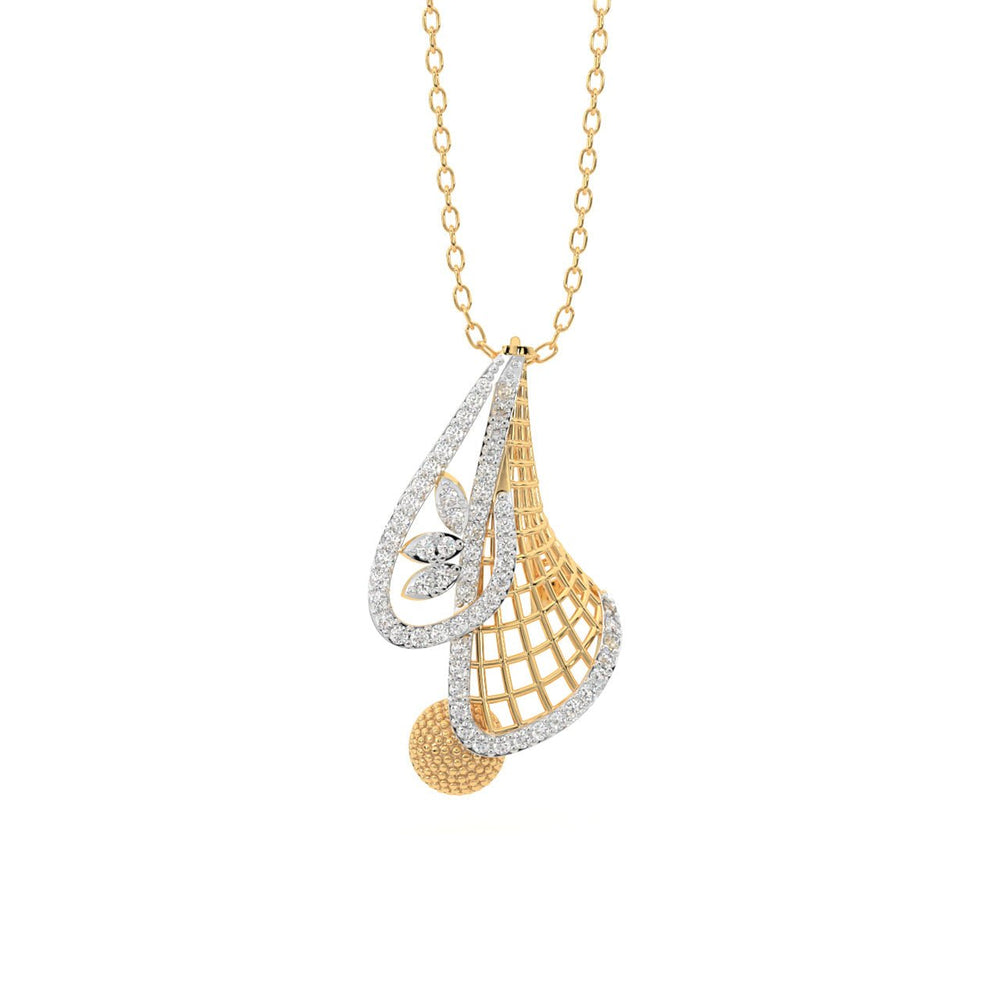Diamond By Tilesh Celestia Filigree Pendant – Where Artistry Meets Brilliance