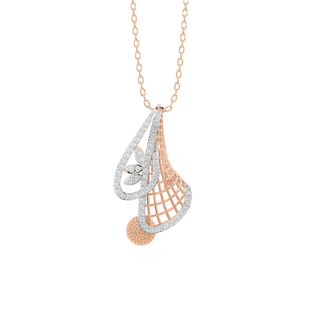 Diamond By Tilesh Celestia Filigree Pendant – Where Artistry Meets Brilliance - Suspire
