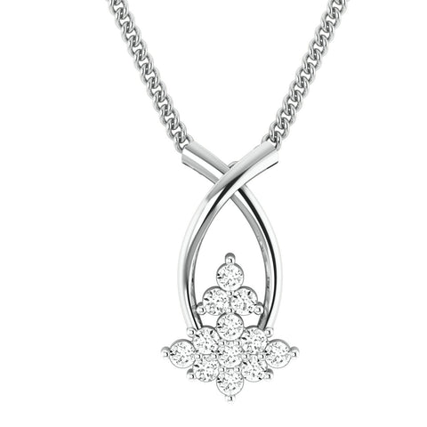 Diamond By Tilesh Celestial Bloom Pendant – Where Light Blossoms
