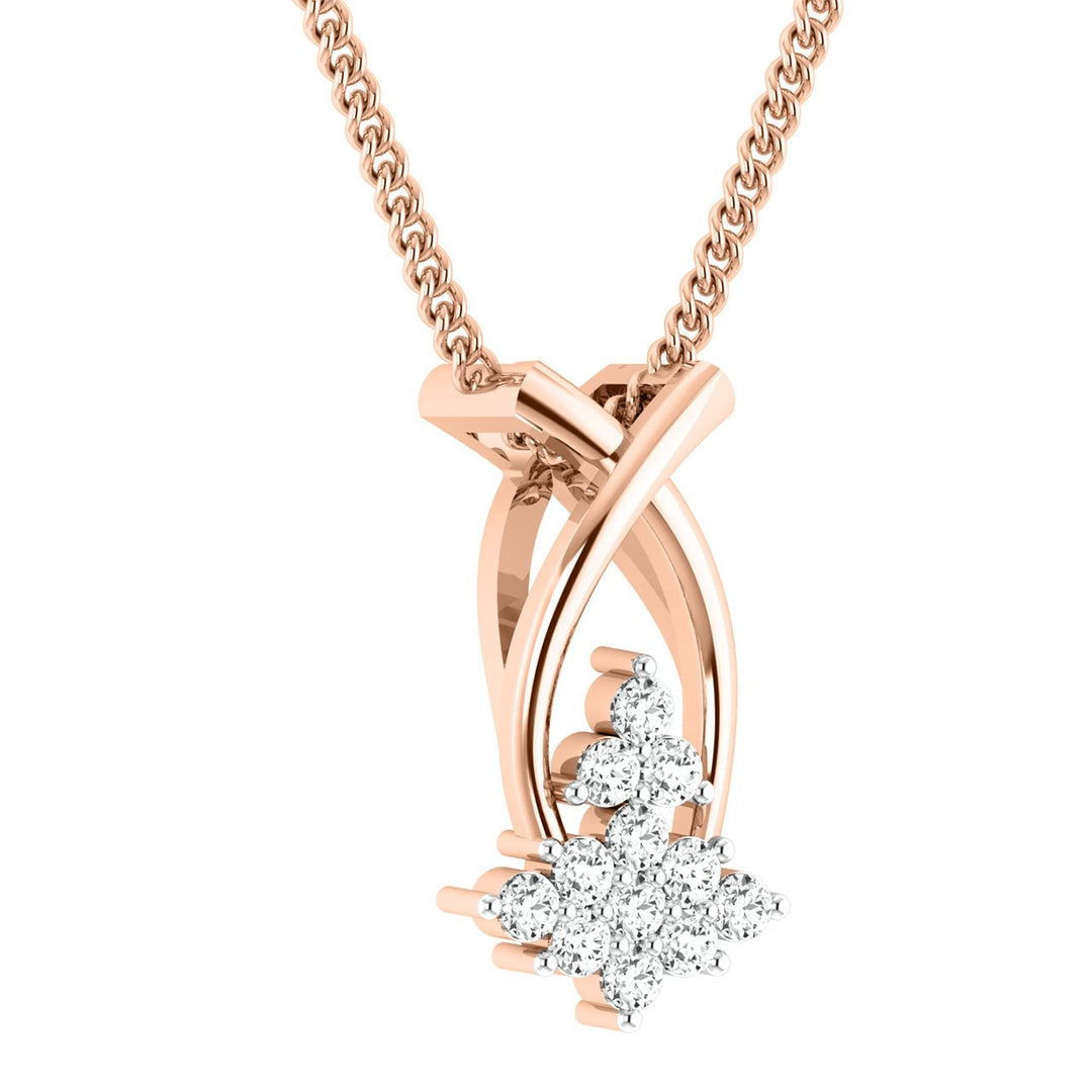 Diamond By Tilesh Celestial Bloom Pendant – Where Light Blossoms - Suspire